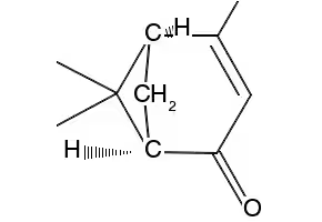 Verbinone structure, CAS 18309-32-5