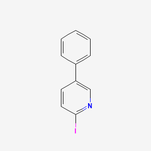 2-Iodo-5-phenylpyridine structure, CAS 120281-56-3