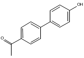 4-(4-Acetylphenyl)phenol structure, CAS 13021-17-5