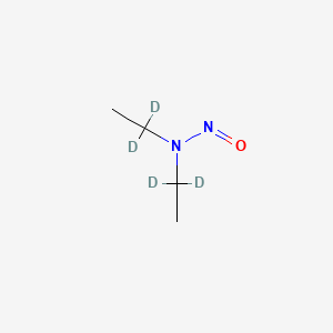 N-Nitrosodiethylamine-d4 structure, CAS 1346603-41-5