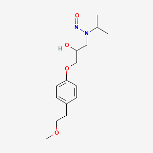 N-Nitrosometoprolol structure, CAS 138768-62-4
