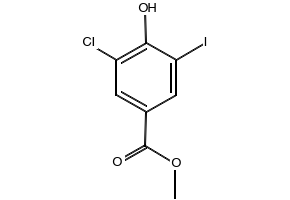 Methyl 4-acetamido-5-chloro-2-hydroxy-3-iodobenzoate structure, CAS 143878-24-4