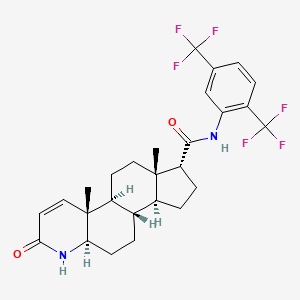 Dutasteride 17 Alpha Epimer structure, CAS 2102935-76-0