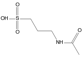 Acamprosate structure, CAS 77337-76-9