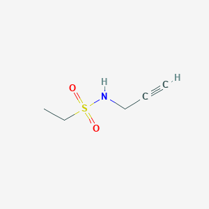 N-2-Propyn-1-ylethanesulfonamide structure, CAS 741688-51-7