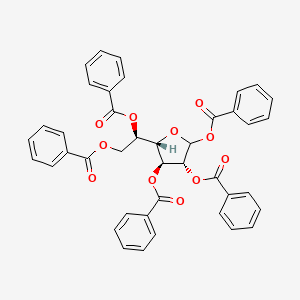 1,2,3,5,6-penta-O-benzoyl-α, β-D-galactofuranose structure, CAS 89202-34-6