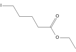 ETHYL 5-IODOVALERATE structure, CAS 41302-32-3