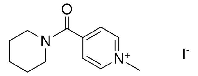 1-Methyl-4-[[(phenylmethyl)amino]carbonyl]pyridinium iodide structure, CAS 201349-37-3