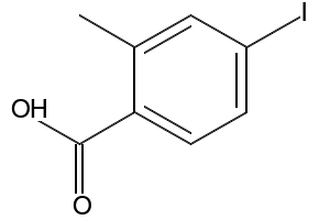 4-iodo-2-Methylbenzoic acid structure, CAS 133232-58-3