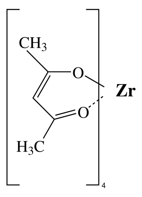 ZIRCONIUM(IV) ACETYLACETONATE structure, CAS 17501-44-9