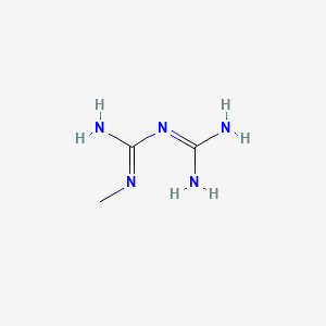 1-METHYLBIGUANIDE SULPHATE structure, CAS 1609-00-3