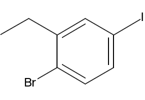 2-bromo-1-ethyl-4-iodobenzene structure, CAS 1369855-28-6