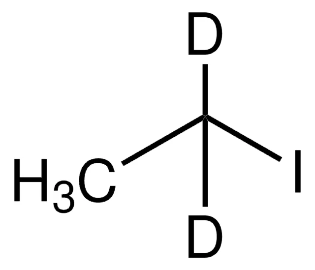 IODOETHANE-1,1-D2 structure, CAS 3652-82-2