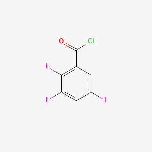 2,3,5-TRIIODO-BENZOYL CHLORIDE structure, CAS 42860-33-3