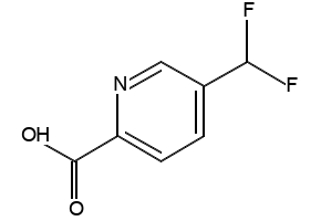 5-(difluoromethyl)picolinic acid structure, CAS 859538-41-3