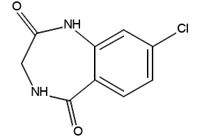 8-CHLORO-3,4-DIHYDRO-1H-BENZO[E][1,4]DIAZEPINE-2,5-DIONE structure, CAS 195983-60-9