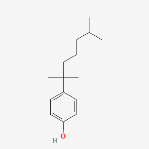 262-NP, 4-(1,1,5-Trimethylhexyl)phenol structure, CAS 521947-27-3