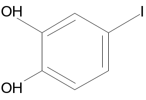 4-IODO-1,2-BENZENEDIOL structure, CAS 76149-14-9
