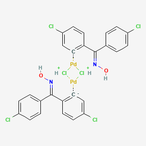 DI-U-CHLOROBIS[5-CHLORO-2-((4-CHLOROPHE structure, CAS 287410-78-0