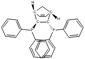 (2S,3S)-(+)-2,3-BIS(DIPHENYLPHOSPHINO)-BICYCLO[2.2.1]HEPT-5-ENE structure, CAS 71042-54-1