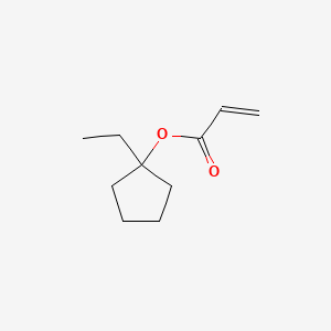 1-ethylcyclopentyl acrylate structure, CAS 326925-69-3