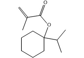 1-isopropylcyclohexyl Methacrylate structure, CAS 811440-77-4