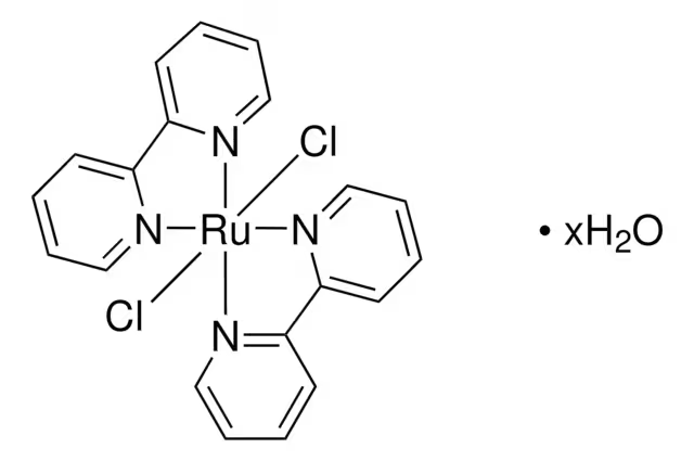 CIS-DICHLOROBIS(2,2'-BIPYRIDINE)RUTHENIUM (II) DIHYDRATE structure, CAS 15746-57-3