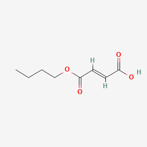 BUTYL FUMARATE MONO structure, CAS 16062-88-7