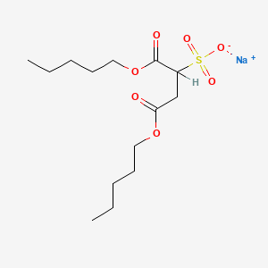 SODIUM DIAMYL SULFOSUCCINATE structure, CAS 922-80-5