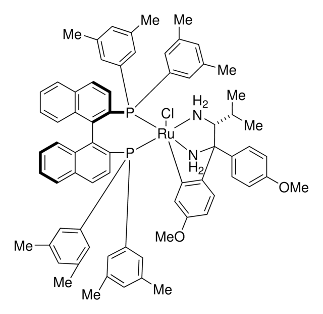 Chloro{(R)-(+)-2,2'-bis[di(3,5-xylyl)phosphino]-1,1'-binaphthyl} [(2R)-(-)-1-(4-Methoxyphenyl)- 1 (4-Methoxyphenyl-kC)-3- Methyl-1,2-butanediaMine]rutheniuM(II) (R)-RUCY XylBINAP structure, CAS 1384974-38-2