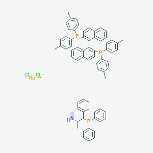 Dichloro((R)-BINAP)[(1R,2R)-2-aMino-1-phenylpropyldiphenylphosphine]rutheniuM(II) structure, CAS 1150113-55-5