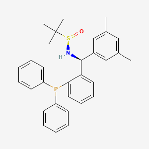 [S(R)]-N-[(S)-(3,5-Dimethylphenyl)[2-(diphenylphosphino)phenyl]methyl]-2-methyl-2-propanesulfinamide structure, CAS 2A-2194221