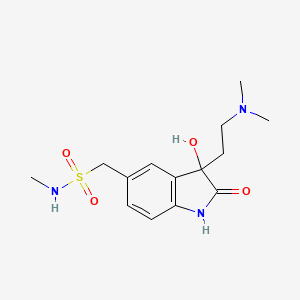 Sumatriptan Hydroxy-Oxindole Impurity structure, CAS 2250254-19-2