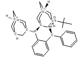 [S(R)]-N-[(R)-[2-(Diadamantanphosphino)phenyl](2-naphthalenyl)methyl]-2-methyl-2-propanesulfinamide structure, CAS 2249950-36-3