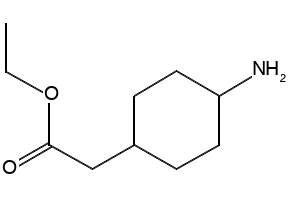 ethyl 2-(4-aMinocyclohexyl)acetate structure, CAS 343775-23-5