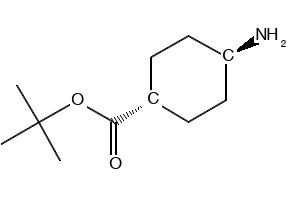 tert-butyl (1r,4r)-4-aminocyclohexane-1-carboxylate structure, CAS 1022159-15-4