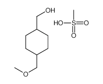 Cyclohexanemethanol, 4-(methoxymethyl)-, methanesulfonate, trans- structure, CAS 395090-85-4