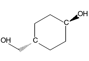Trans-(4-hydroxymethyl)cyclohexylcarboxylate structure, CAS 1243165-43-6