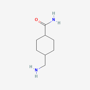 Cyclohexanecarboxamide, 4-(aminomethyl)-, trans- (9CI) structure, CAS 121487-74-9
