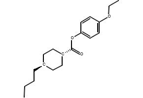 4-ethoxyphenyl trans-4-butylcyclohexanoate structure, CAS 67589-47-3