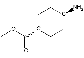 trans-Methyl-4-aMinocyclohexanecarboxylate structure, CAS 62456-15-9