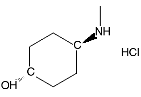 trans-4-(Methylamino)cyclohexanol hydrochloride structure, CAS 923023-08-9
