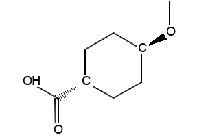 (1r,4r)-4-Methoxycyclohexane-1-carboxylic acid structure, CAS 73873-61-7