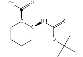 BOC-1,2-CIS-ACHC-OH structure, CAS 63216-49-9