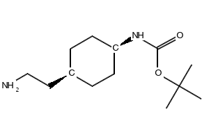 cis-4-(2-aMinoethyl)cyclohexyl]-, 1,1-diMethylethyl ester structure, CAS 509143-12-8