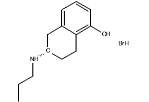 (S)-5,6,7,8-Tetrahydro-6-(propylamino)-1-naphthalenol hydrobromide structure, CAS 165950-84-5