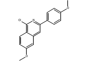Isoquinoline, 1-chloro-6-cyclopentyl- structure, CAS 2488856-65-9