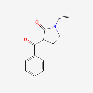 3-Benzoyl-N-vinylpyrrolidin-2-one structure, CAS 125330-80-5