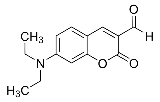 7-Diethyl Amino-3-formylcoumarin structure, CAS 54711-39-6