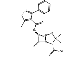 OXACILLIN structure, CAS 66-79-5